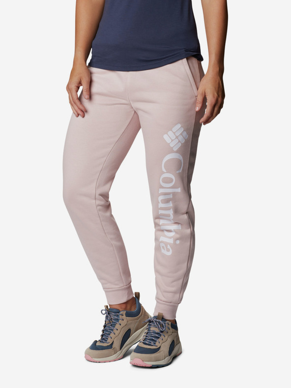 Columbia ™ Logo Fleece Jogger Melegítő nadrág Rózsaszín