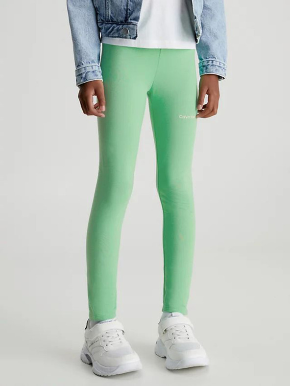 Calvin Klein Jeans Gyerek Leggings Zöld