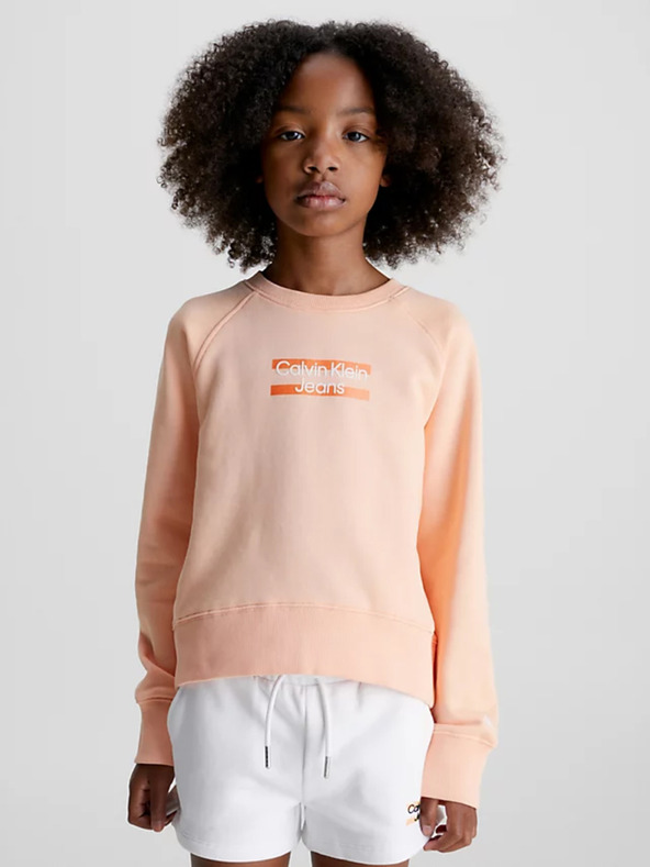 Calvin Klein Jeans Gyerek Melegítőfelsők Narancssárga